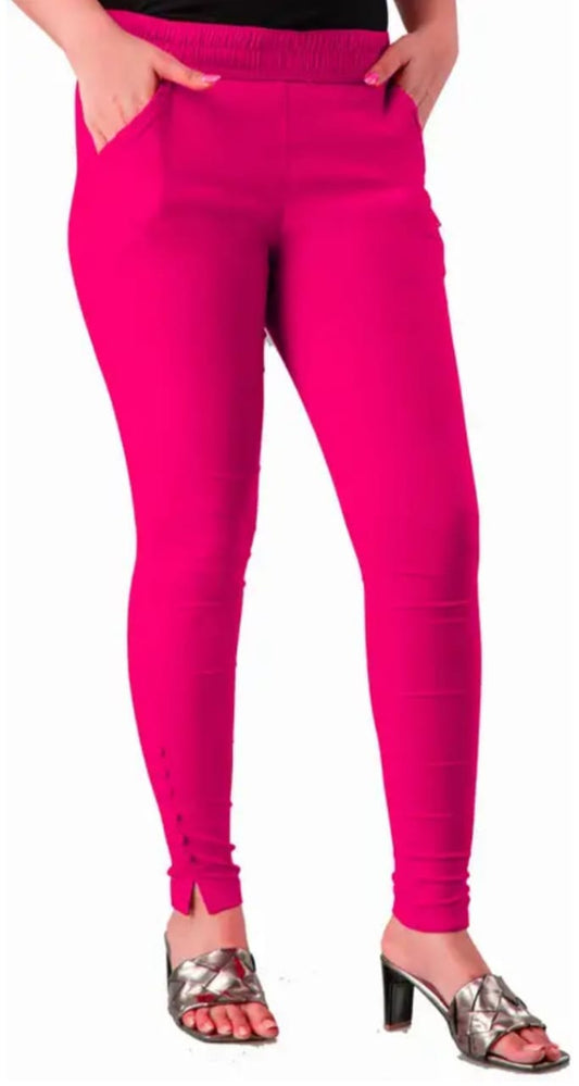 Trendy pocket jeggings for women (pack of 1 )